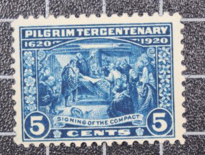 Scott 550 - 5 Cents Pilgrim Tercentenary - MNH - SCV - $70.00