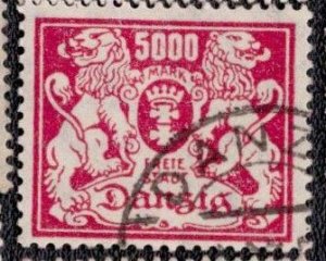 Danzig - 129 1923 Used