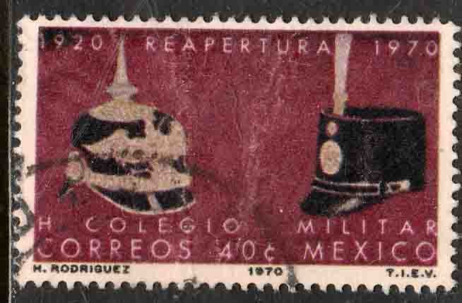 MEXICO 1027 50th Anniv of the Military Academy. Used. (403)