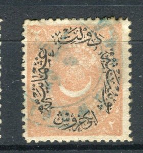 TURKEY; 1882 classic Duloz Optd. issue fine used SHADE OF 2Pi. value