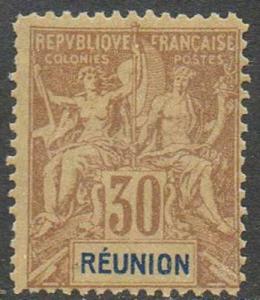 Reunion 1892-1905 30c Fournier Forgery FMNH (46)