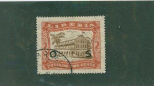 LIBERIA  ‎Ø 142 USED BIN $0.50
