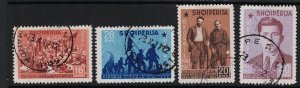 Albania SC# 403 - 406 Used (Not CTO) - S17994