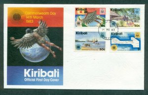 Kiribati 1983 Commonwealth day FDC lot70935