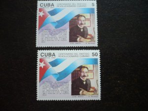 Stamps - Cuba - Scott# 3406-3407 - MNH Set of 2 stamps