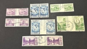 US Scott #752-3, 766a-770a VF Used Price $15 + $2 Shipping