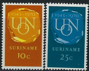 Surinam 373-74 MNH 1970 set (an3466)