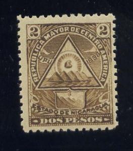 NICARAGUA  109L  Mint very lightly hinged issue 1898