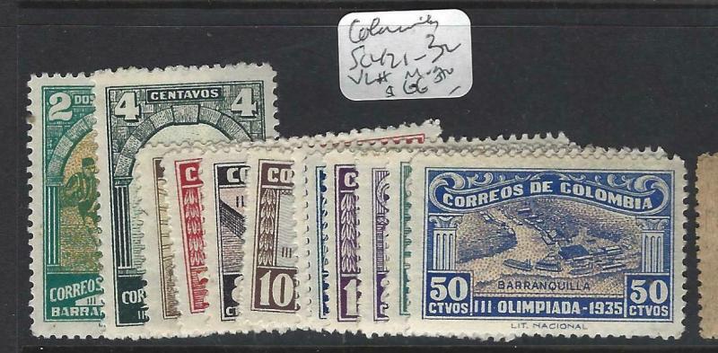 COLOMBIA   (PP2203B)  SC 421-432   MOG