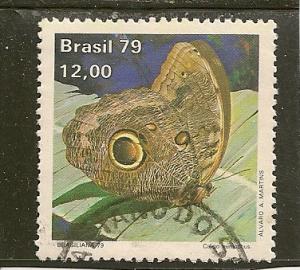 Brazil  Scott 1622   moth   used 