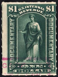 R173 $1.00 Documentary Stamp (1898) Used