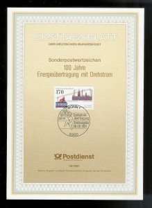 GERMANY (52) Ersttagsblatt FDC Presentation Cards