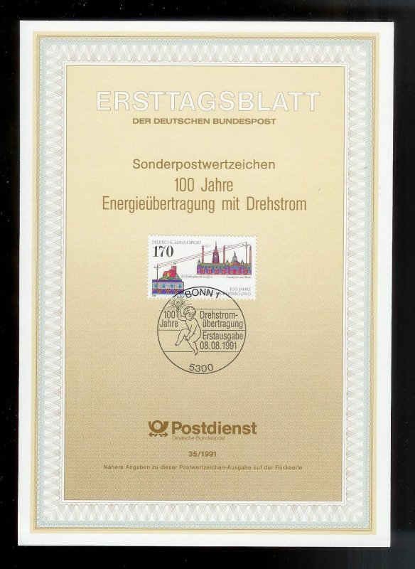 GERMANY (52) Ersttagsblatt FDC Presentation Cards