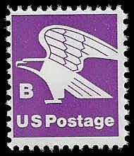 U.S. #1818 MNH; B rate single (18c) (1980) (4)