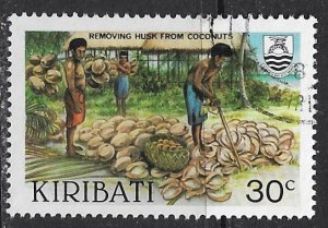 Kiribati ~ Scott # 428 ~ Used ~ Copra Industry