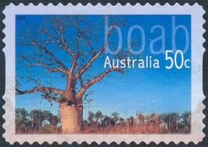 Australia 2005 50c Native Trees - Boab Self Adhesive SG2552 Used