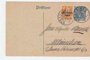 Germany Straubing 1921  postal stationary  stamps card R21312