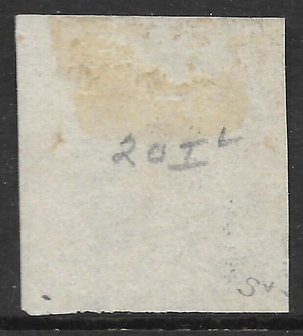 Doyle's_Stamps: Crisp Used 1852 1c Guideline Imperf Franklin, Scott #9