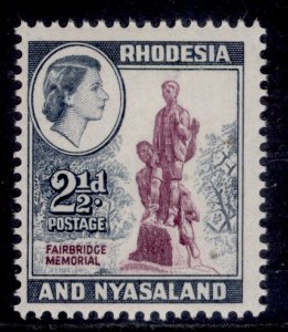 RHODESIA & NYASALAND QEII SG21, 2½d purple & grey-blue, NH MINT.