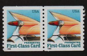 #2909 Tailfins Coil Pair  - MNH