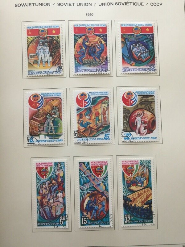 RUSSIA 1980/86 Lenin Art Ships Sport Sheets Used Collection(450+)GM772