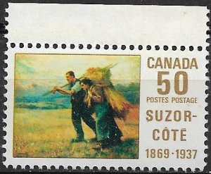 1969 Canada 492 Return from the Harvest Field by Aurele de Foy Suzor MNH OG-Cote