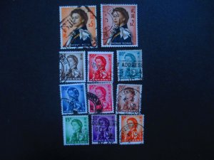 Hong Kong #203-10,212-14 Used- (5E4) WDWPhilatelic 