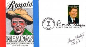 #3897 Ronald Reagan Goldberg FDC