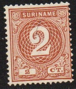 Suriname Sc #18 Used