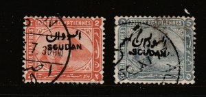 Sudan x 2 used old ones (Egypt pyramids)