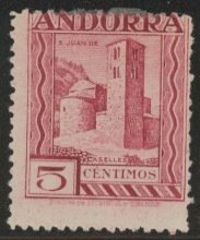 Andorra Spanish 14 (*) unused no gum (2208 437)