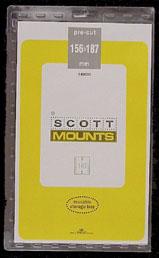 Scott Mounts Clear, 156/187 mm (pkg 5) 00995C