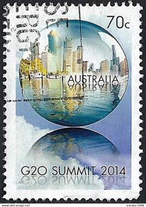 AUSTRALIA 2014 QEII 70c Multicoloured, G20 Summit Used