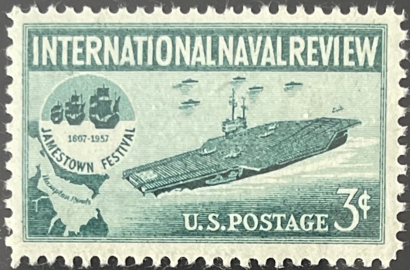 Scott #1091 1957 3¢ International Naval Review MNH OG VF