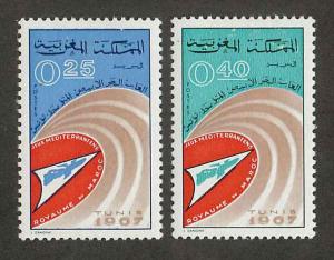 Morocco 161-162 Mint VF H