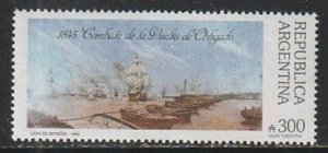 1989 Argentina - Sc 1672 - MH VF - 1 single - Battle of Vuelta de Obligado