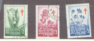 Finland #B148-50 Used Single (Complete Set) (Flowers)