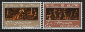 LIECHTENSTEIN  804-805  MNH