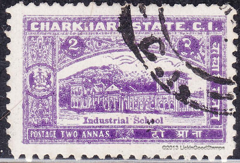 India Charkhari 30 USED 1931 Industrial School