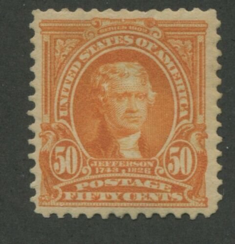 1903 US Stamp #310 50c Mint Very Fine Regummed Thomas Jefferson 