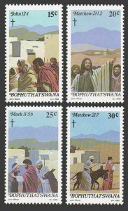 SA-Bophuthatswana 88-91, MNH. Michel 88-91. Easter 1982. Scenes from Bible.