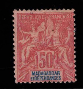 Madagascar Scott 43 MH* Navigation and Commerce stamp