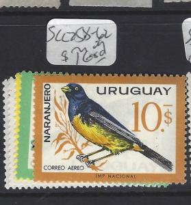 URUGUAY  (PP0501B)   A/M  BIRDS  SC C258-262  MOG