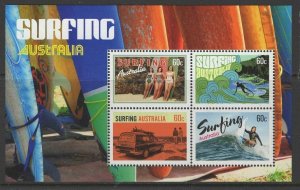 AUSTRALIA SGMS3933 2013 SURFING MNH