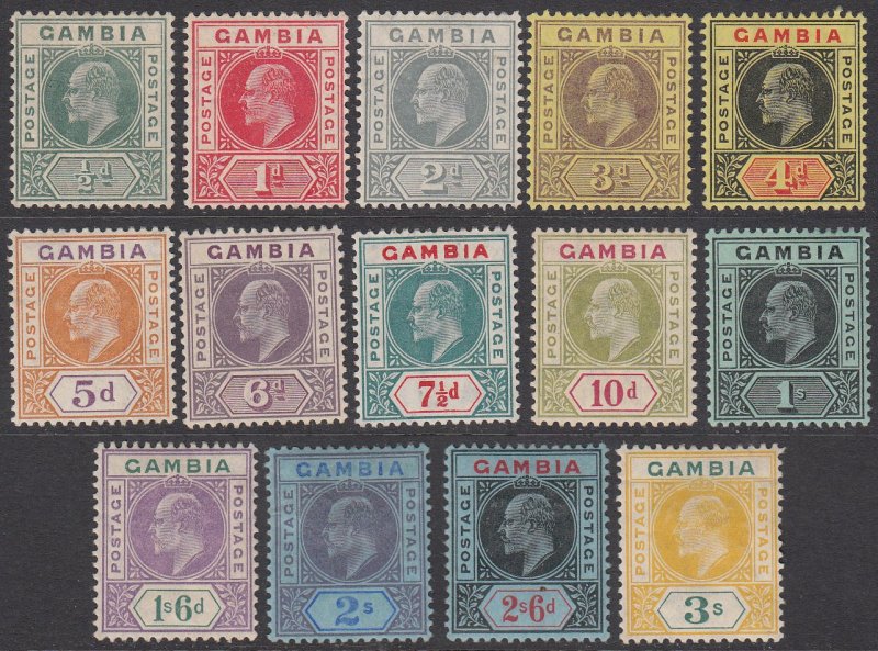 Gambia 41//64, SG72-85 MLH (see Details) CV $196.50