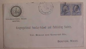 US MASSACHUSETTES PICTORIAL  SCHOOL 1891 BOSTON