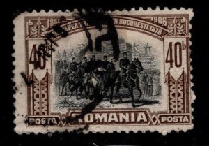 Romania Scott 182 Used stamp from 1901 King Carol set