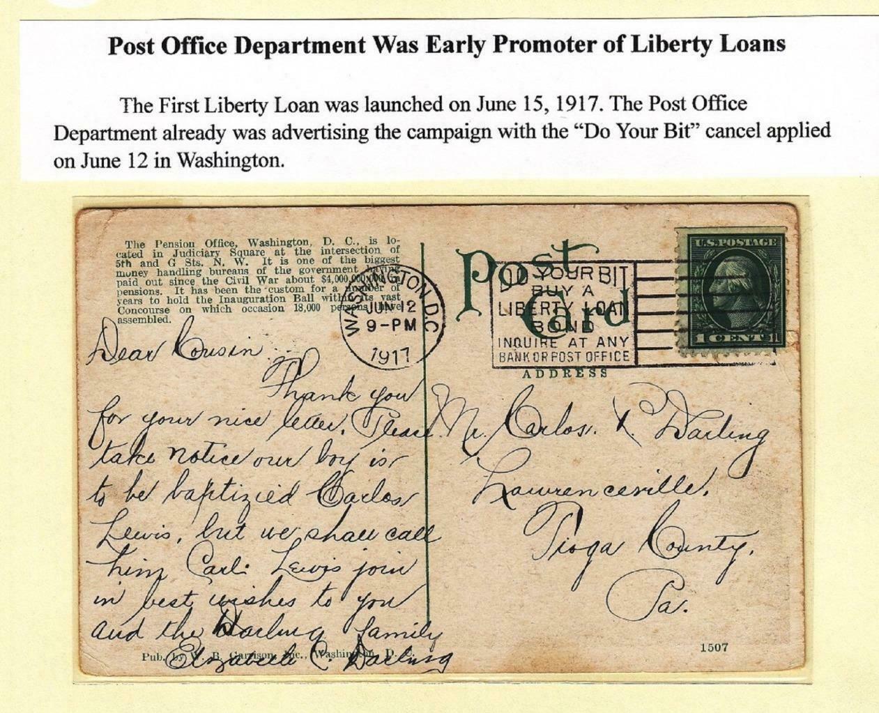 1917, Early Post Office Slogan, Ex Lowther, See Remark (33696) | United  States, Stamp / HipStamp