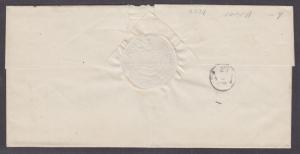 Germany, 1850 Stampless Official SFL, Stendal-Weissenarthe, paper seal