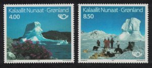 Greenland Nordic Countries' Postal Co-operation Tourism 2v 1991 MNH SG#236-237